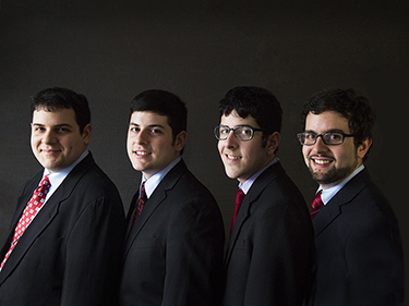 Portrait of five brothers